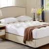 Soft And Plush Bamboo Fitted Mattress Topper - Twin Size - Plush Eco Friendly Mattress Protector Cover For Bedding - (King)