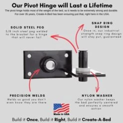 Queen Size Deluxe Murphy Bed Kit, Vertical -Delta Children Shop 51BZfv0e2cL