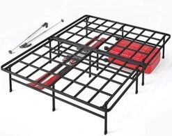 INUS SmartBase Super Heavy Duty Mattress Foundation With 4400lbs Weight Capacity / 14 Inch Metal Platform Bed Frame / No Box Spring Needed / Sturdy Steel Frame / Underbed Storage, King -Delta Children Shop 51Bd0AvouL. AC 1