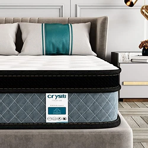 Full Mattress, 10 Inch Memory Foam Mattress With Innerspring Hybrid Mattress In A Box Pressure Relief & Supportive Full Size Mattress 100-Night Trial 10-Year Support 14 Full Mattress, 10 Inch Memory Foam Mattress With Innerspring Hybrid Mattress In A Box Pressure Relief & Supportive Full Size Mattress 100-Night Trial 10-Year Support - Image 12