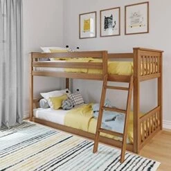 W Bunk Bed, Twin-Over-Twin Wood Bed Frame For Kids, White -Delta Children Shop 51Ce5ylC6PL. AC