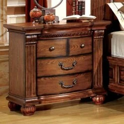 Bellagrand Traditional Style Antique Tobacco Oak Finish Cal.King Size 6-Piece Bedroom Set 10 Bellagrand Traditional Style Antique Tobacco Oak Finish Cal.King Size 6-Piece Bedroom Set -Delta Children Shop 51CyfhwtAZL 1