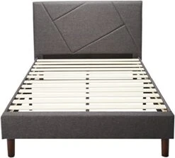 Judy Upholstered Platform Bed Frame, Full & 8 Inch Foam And Spring Mattress/CertiPUR-US Certified Foams/Mattress-in-a-Box, Full -Delta Children Shop 51D06kPEObL