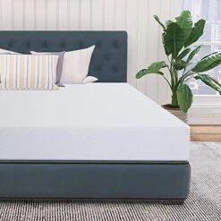 10 Inch Full Size Memory Foam Mattress,CertiPUR-US Certified,Supportive Pressure Relief,Bed In A Box, Green Tea Medium Firm Mattress (Full)