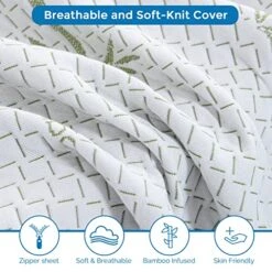 Twin Mattress, 8 Inch Memory Foam Mattress In A Box, Green Tea Gel Infused Mattresses With Breathable Bamboo Cover For Cool Sleep, Medium Firm Supportive, CertiPUR-US Certified -Delta Children Shop 51EhMaH4uaL