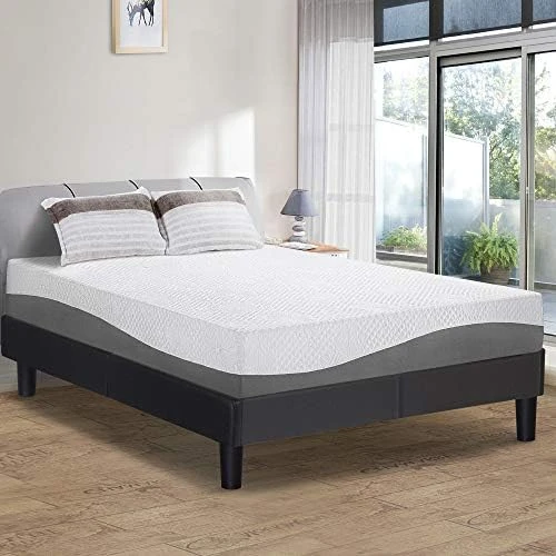 10 Inch Wave Gel Infused Memory Foam Mattress,Gray (Twin) 9 10 Inch Wave Gel Infused Memory Foam Mattress,Gray (Twin) - Image 7