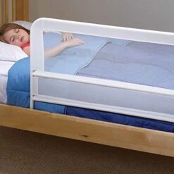 Double Pack Mesh And Steel Telescopic Toddler Child Bed Rail Guard 39 Inches Long For Twin, Double, Full Size Queen, And King Mattress, White -Delta Children Shop 51GVTg4rnwL