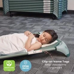 ECR4Kids Stackable Cozy Cot With Storage, Classroom Furniture, Sage, 6-Pack 17 ECR4Kids Stackable Cozy Cot With Storage, Classroom Furniture, Sage, 6-Pack -Delta Children Shop 51GmFom0SkL