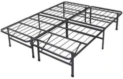 18 Inch Metal Platform Beds W/Heavy Duty Steel Slat Mattress Foundation (No Box Spring Needed), Queen, Black 28 18 Inch Metal Platform Beds W/Heavy Duty Steel Slat Mattress Foundation (No Box Spring Needed), Queen, Black -Delta Children Shop 51Gr5DeWEoL. AC