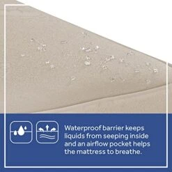 Sealy Soybean Natural Rest Waterproof Baby Crib And Toddler Mattress – Lightweight Soy Foam - Made In USA, 52"x28" -Delta Children Shop 51Grlteh0TL