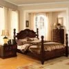 OPATHOME Tuscan Colonial Style Dark Pine Finish 6-Piece Queen Size Bedroom Set -Delta Children Shop 51HgHUucx0L
