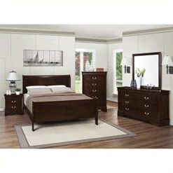 Louis Philippe 3PC Set With Dresser And 2 Nightstands In Brown -Delta Children Shop 51I18aNjqdL