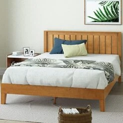 INUS Vivek Deluxe Wood Platform Bed Frame With Headboard / Wooden Slat Support / No Box Spring Needed / Easy Assembly, Queen 26 INUS Vivek Deluxe Wood Platform Bed Frame With Headboard / Wooden Slat Support / No Box Spring Needed / Easy Assembly, Queen -Delta Children Shop 51I3ZNlQmML. AC