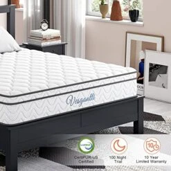 10.2 Inch Multilayer Hybrid Full Mattress - Multiple Sizes & Styles Available, Ergonomic Design With Breathable Foam And Pocket Spring/Medium Plush Feel -Delta Children Shop 51IQTqsHG3L