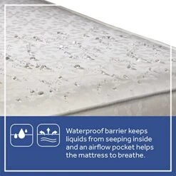 Sealy Baby Flex Cool Baby Crib Mattress- Premium 2-Stage Toddler Bed Mattress- Waterproof Crib Mattress- Breathable Crib Mattress For Crib- Cotton- Certified For Safety- Standard Crib Mattress -Delta Children Shop 51IU0q6JedL