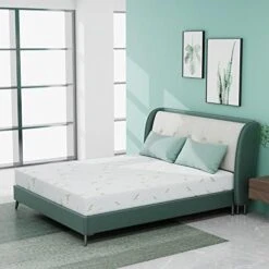 Queen Size Mattress In A Box, 10 Inch Bed Mattresses Made In USA With Breathable Bamboo Cover, Cooling Gel Green Tea Memory Foam, Medium Firm (10IN-MDR-Queen) -Delta Children Shop 51IVfczKHL. AC