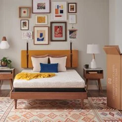 Ealy 6" Medium-Firm Adaptive Memory Foam Mattress With CopperChill Technology, Cooling Memory Foam Mattress For Pressure Relief, Twin, White -Delta Children Shop 51JhPrHAFRL