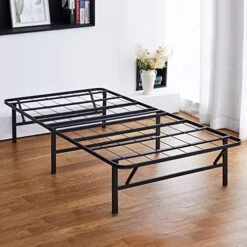 14 Inch Dura Metal Comfort Base, Platform Bed Frame,Steel Slat Support, Twin, Black -Delta Children Shop 51JpXszIC3L. AC