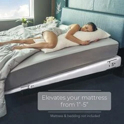 Mattress Elevator - 5-Inch Size - Gentle Incline Under Mattress Support, 5", Queen -Delta Children Shop 51KO5eTUcqL