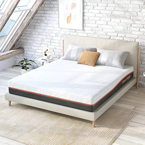 Queen Size Mattress, Sweetnight 10 Inch Queen Size Memory Foam Hybrid Mattress For Cool Sleep, Medium Firm Bed Mattress For Pressure Relief, Mattress In A Box, White 4 Queen Size Mattress, Sweetnight 10 Inch Queen Size Memory Foam Hybrid Mattress For Cool Sleep, Medium Firm Bed Mattress For Pressure Relief, Mattress In A Box, White - Image 2