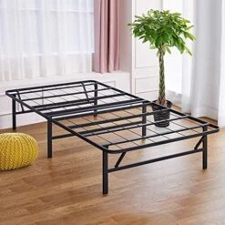 14 Inch Foldable Dura Metal Platform Bed Frame, Full Size, Comfort Base Bed Frame, Height For Under-Bed Storage, Black -Delta Children Shop 51M9LYSkzQL. AC