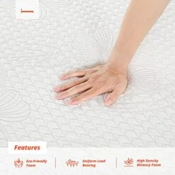 Wave Gel Infused Memory Foam Mattress, 10'' H, Full, Blue -Delta Children Shop 51N5VUNN2YL 1