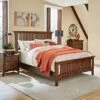 Modern Mission Vintage Oak Bedroom Set With 2 Nightstands And 1 Chest, Queen 2 Modern Mission Vintage Oak Bedroom Set With 2 Nightstands And 1 Chest, Queen -Delta Children Shop 51NAIPUXanL