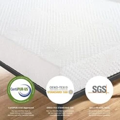 9" Cool I-Gel Multi Layered Memory Foam Mattress, Full, White -Delta Children Shop 51NFkkDO6PL