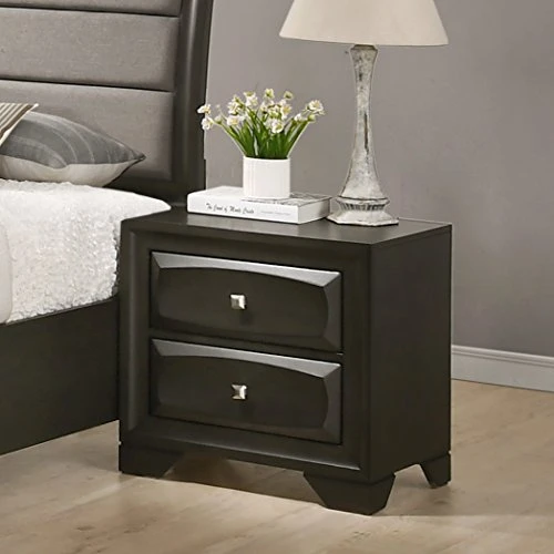Oakland Wood Bedroom Set With Queen Bed, Dresser, Mirror, 2 Nightstands, Antique Gray 9 Oakland Wood Bedroom Set With Queen Bed, Dresser, Mirror, 2 Nightstands, Antique Gray - Image 7