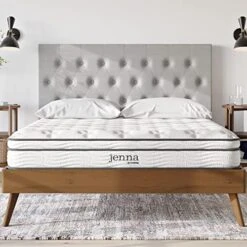 Jenna 10” Innerspring And Memory Foam Twin Mattress With Individually Encased Coils -Delta Children Shop 51NWqmz2m9L. AC