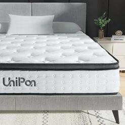 14 Inch King Mattress, Gel Foam Mattress Hybrid Mattress, Made In USA, CertiPUR-US Certified, Individually Wrapped Pocket Coils Innerspring Mattress In A Box, 76 * 80 * 14 Inch -Delta Children Shop 51NbliOomWL