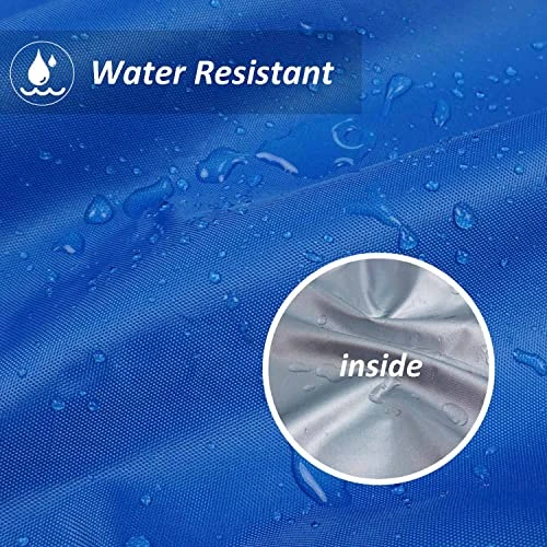 Queen Mattress Bag For Storage Moving Protector, Waterproof Reusable Mattress Cover With Heavy Duty 8 Handles Water Resistant Zipper Closure And 2 Adjustable Straps, Bright Blue 5 Queen Mattress Bag For Storage Moving Protector, Waterproof Reusable Mattress Cover With Heavy Duty 8 Handles Water Resistant Zipper Closure And 2 Adjustable Straps, Bright Blue - Image 3