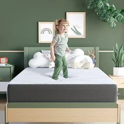 6 Inch Full Mattress, Gel-Infused Memory Foam Mattress In A Box For Kids And Adults, Full Bed Mattress With Breathable Cover For Bunk Bed, Trundle Bed, Medium Firm Feel, CertiPUR-US Certified -Delta Children Shop 51O34f2xKXL