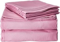 1800 Series Egyptian Quality Super Soft Wrinkle Resistant & Fade Resistant Beautiful Design On Pillowcases 4-Piece Sheet Set, Deep Pocket Up To 16inch, Full White -Delta Children Shop 51P7VCvy8mL. AC