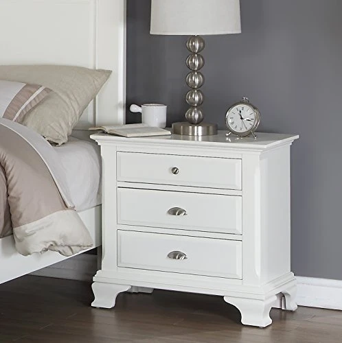 Bedroom Furniture Bed Dresser King White 6 Bedroom Furniture Bed Dresser King White - Image 4