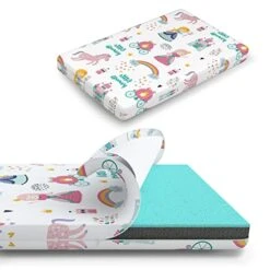 Moonlight Family Noiseless 3” Pack N Play Mattress, 38”x26” Premium Foam Portable Pack And Play Mattresses, Odorless & Steady Playard Mattress Fits ONLY Playpens (28.5 * 39.5"), Princess 29 Moonlight Family Noiseless 3” Pack N Play Mattress, 38”x26” Premium Foam Portable Pack And Play Mattresses, Odorless & Steady Playard Mattress Fits ONLY Playpens (28.5 * 39.5"), Princess -Delta Children Shop 51QqtI96yIL