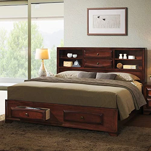 Asger Wood Room Set, Queen Storage Bed, Dresser, Mirror, Night Stand, Chest 5 Asger Wood Room Set, Queen Storage Bed, Dresser, Mirror, Night Stand, Chest - Image 3