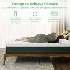 Full Size Mattress 10 Inch, Gel Memory Foam Mattress With Individual Pocket Springs, Hybrid Mattress In A Box For Pressure Relief & Cooler Sleep, CertiPUR-US Certified -Delta Children Shop 51RB2KIqgFL