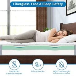 Twin Mattress, 8 Inch Memory Foam Mattress In A Box, Green Tea Gel Infused Mattresses With Breathable Bamboo Cover For Cool Sleep, Medium Firm Supportive, CertiPUR-US Certified -Delta Children Shop 51S8jhPfXvL