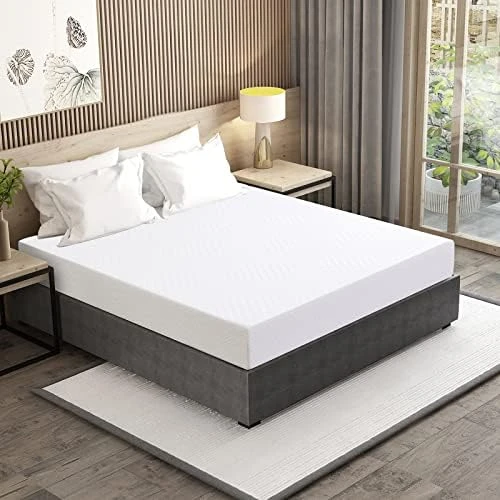 Twin Size Mattress,8 Inch Memory Foam Cooling Gel Green Tea Infused Mattress,Pressure Relief,Medium Firm,Full Size Mattress In A Box,CertiPUR-US Certified,White 11 Twin Size Mattress,8 Inch Memory Foam Cooling Gel Green Tea Infused Mattress,Pressure Relief,Medium Firm,Full Size Mattress In A Box,CertiPUR-US Certified,White - Image 9