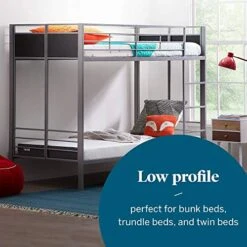 Ucid 5 Inch Firm Gel Memory Foam Mattress Twin— Gel Infusion—Hypoallergenic Bamboo Charcoal—Breathable Cover,White -Delta Children Shop 51ShI6XM9iL