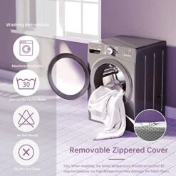 Folding Mattress Full Size, 4-Inch Foldable Mattress, Tri-Fold Gel Memory Foam Mattress With Washable Cover, Portable Mattress For Traveling, Camping, Guest Bed -Delta Children Shop 51TXYzF9LjL