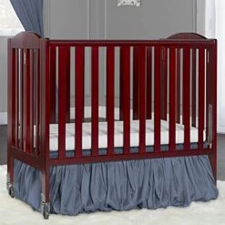 Dream On Me 2-in-1 Folding Birch Portable Crib, Cherry 12 Dream On Me 2-in-1 Folding Birch Portable Crib, Cherry -Delta Children Shop 51TZPsmA7xL