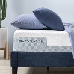 INUS 12 Inch Ultra Cooling Gel Memory Foam Mattress / Cool-to-Touch Soft Knit Cover / Pressure Relieving / CertiPUR-US Certified / Bed-in-a-Box / All-New / Made In USA, Queen 29 INUS 12 Inch Ultra Cooling Gel Memory Foam Mattress / Cool-to-Touch Soft Knit Cover / Pressure Relieving / CertiPUR-US Certified / Bed-in-a-Box / All-New / Made In USA, Queen -Delta Children Shop 51TqNT3KmWL. AC 3