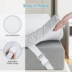 4 Inch Firm Mattress Topper King Size- Firm To Extra Firm Memory Foam Bed Topper - Relieve Back Pain - High Density Foam Mattress Pad With Skin-Friendly Cover -Delta Children Shop 51UQ6CCkTDL