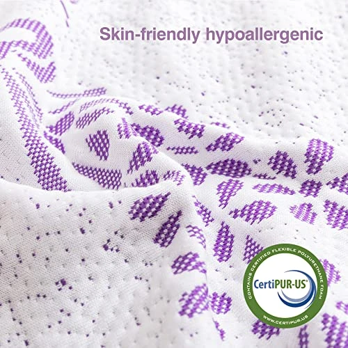 8 Inch Twin Memory Foam Mattress,Cooling Lavender Mattress In A Box,Medium-Firm Mattress Made In USA,Pressure Relief & Temperature Regulation,Fiberglass-Free,CertiPUR-US Certified 7 8 Inch Twin Memory Foam Mattress,Cooling Lavender Mattress In A Box,Medium-Firm Mattress Made In USA,Pressure Relief & Temperature Regulation,Fiberglass-Free,CertiPUR-US Certified - Image 5
