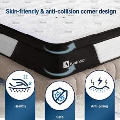 Full Hybrid Mattress, 12 Inch Full Mattress, Medium Firm Mattress Full In A Box With Pocket Spring And Gel Memory Foam, Strong Edge Support, CertiPUR-US, 100 Nights Trial 22 Full Hybrid Mattress, 12 Inch Full Mattress, Medium Firm Mattress Full In A Box With Pocket Spring And Gel Memory Foam, Strong Edge Support, CertiPUR-US, 100 Nights Trial -Delta Children Shop 51Vm95HxE1L