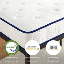 9 Inch Breeze Gel Infused Memory Foam Innerspring Mattress, Mattress In A Box, CertiPUR-US Certified, Queen 12 9 Inch Breeze Gel Infused Memory Foam Innerspring Mattress, Mattress In A Box, CertiPUR-US Certified, Queen -Delta Children Shop 51W0mdtIGjL