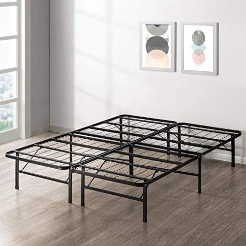 18 Inch Metal Platform Beds W/Heavy Duty Steel Slat Mattress Foundation (No Box Spring Needed), Queen, Black 8 18 Inch Metal Platform Beds W/Heavy Duty Steel Slat Mattress Foundation (No Box Spring Needed), Queen, Black - Image 6