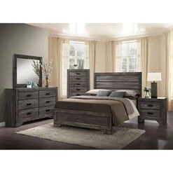 Cambridge Drexel -Size Suite Bedroom Furniture Sets, King, Gray -Delta Children Shop 51WwPazCjkL
